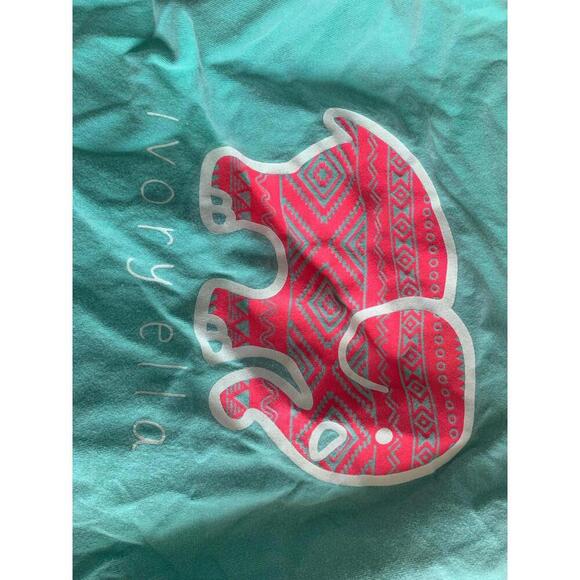 Ivory Ella Long Sleeve T Shirt Casual Woman's Small Blue Long Sleeve Shirt Pink - Picture 3 of 9